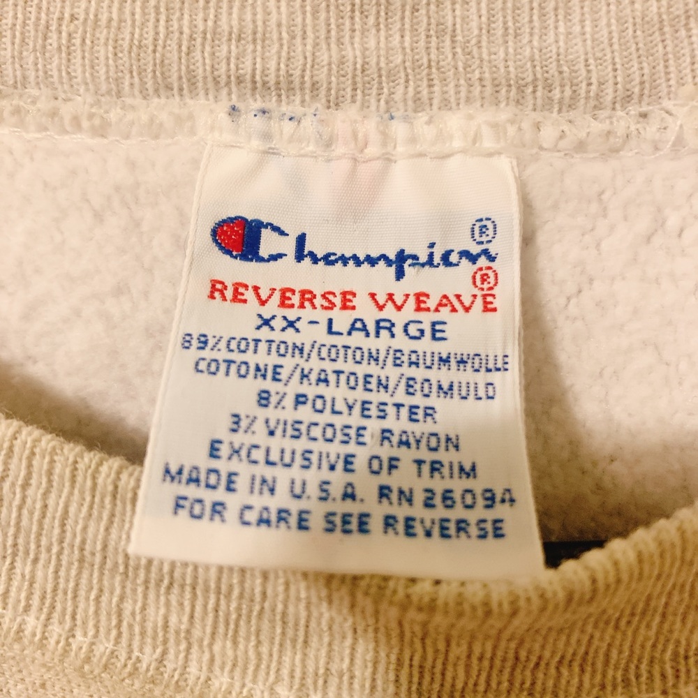 90s made in USA reverse weave champion XXL size